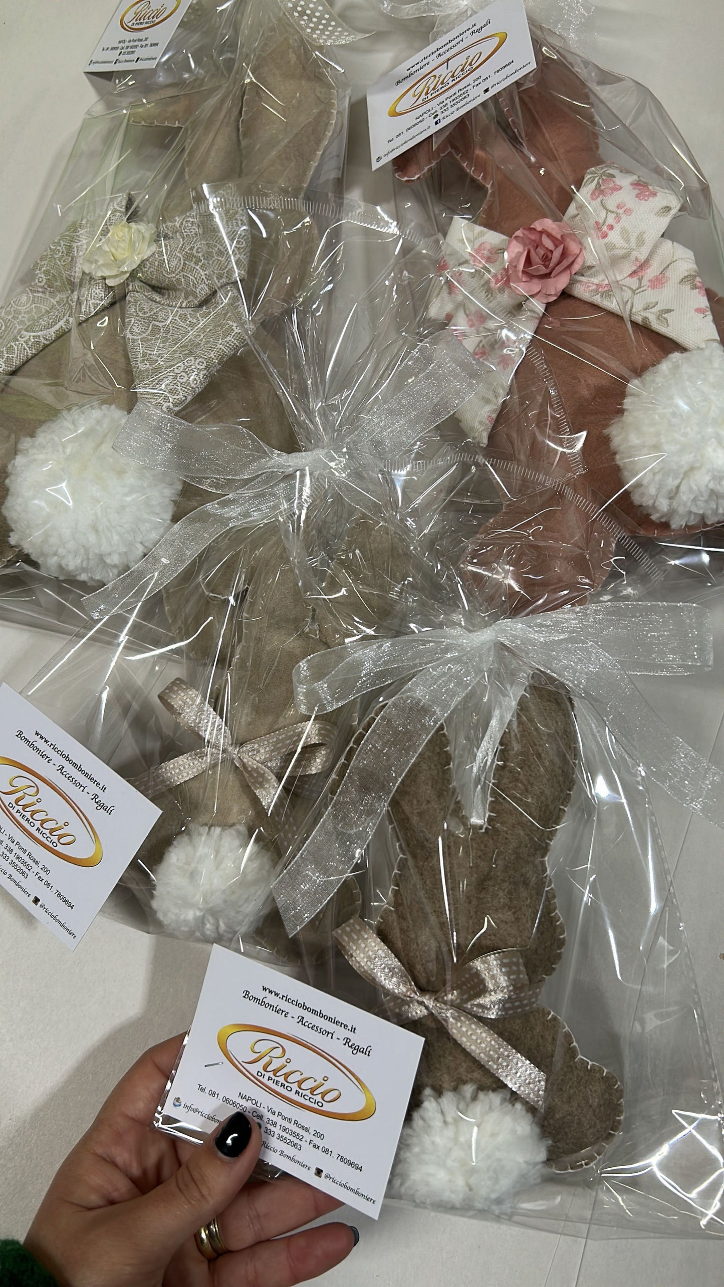 Coniglio in stoffa sartoriale piccolo