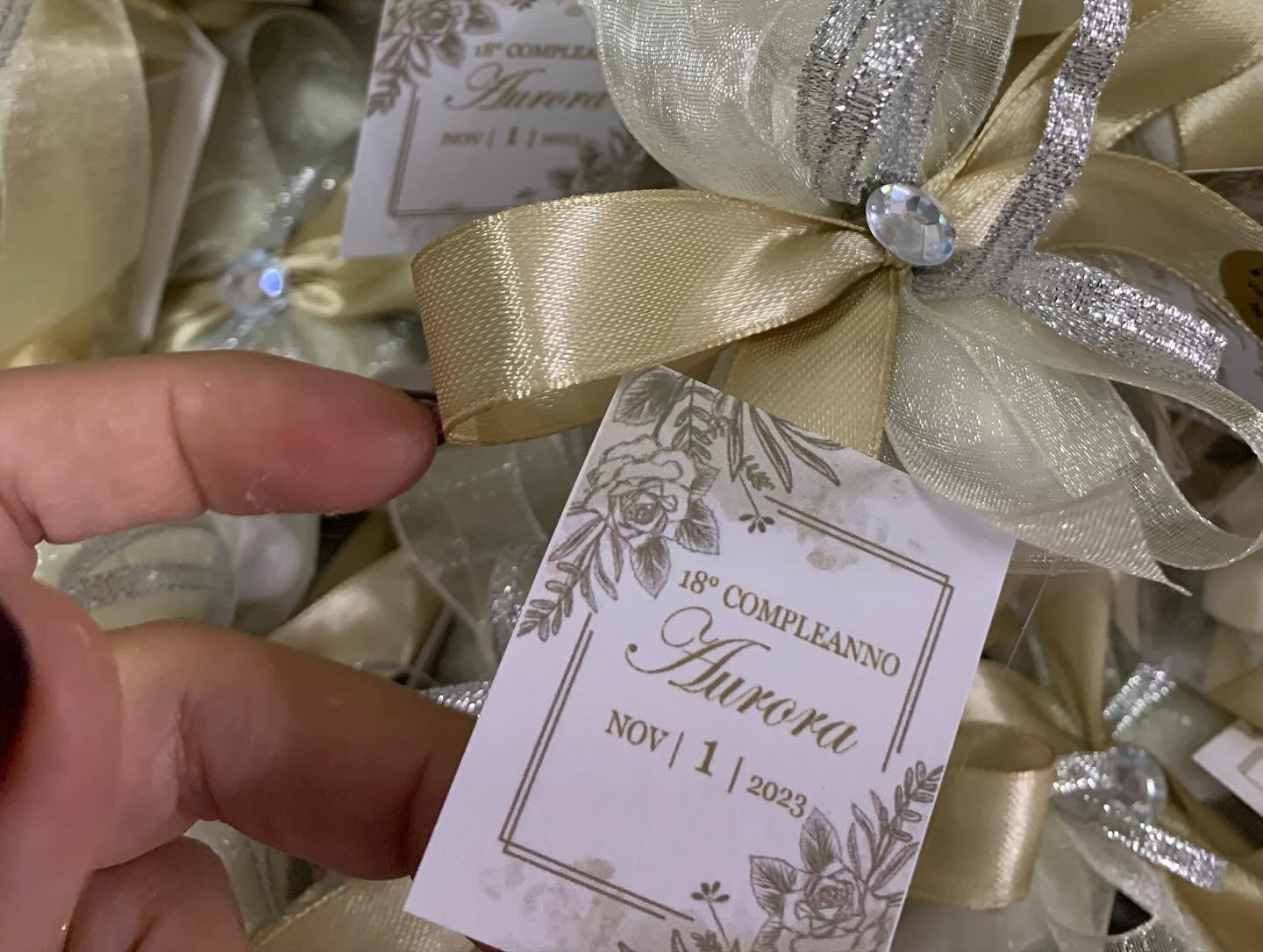 Candela orso confezionata