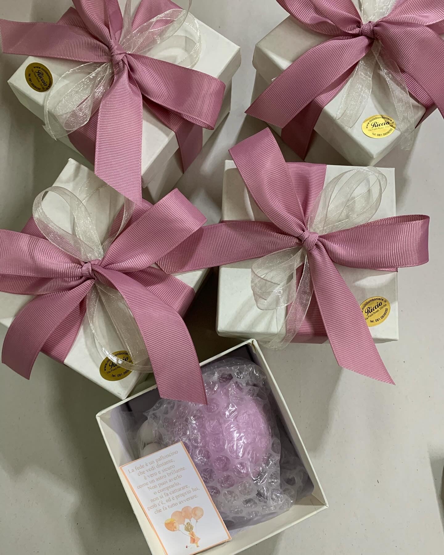 Palloncino ceramica 9cm confezione semplice