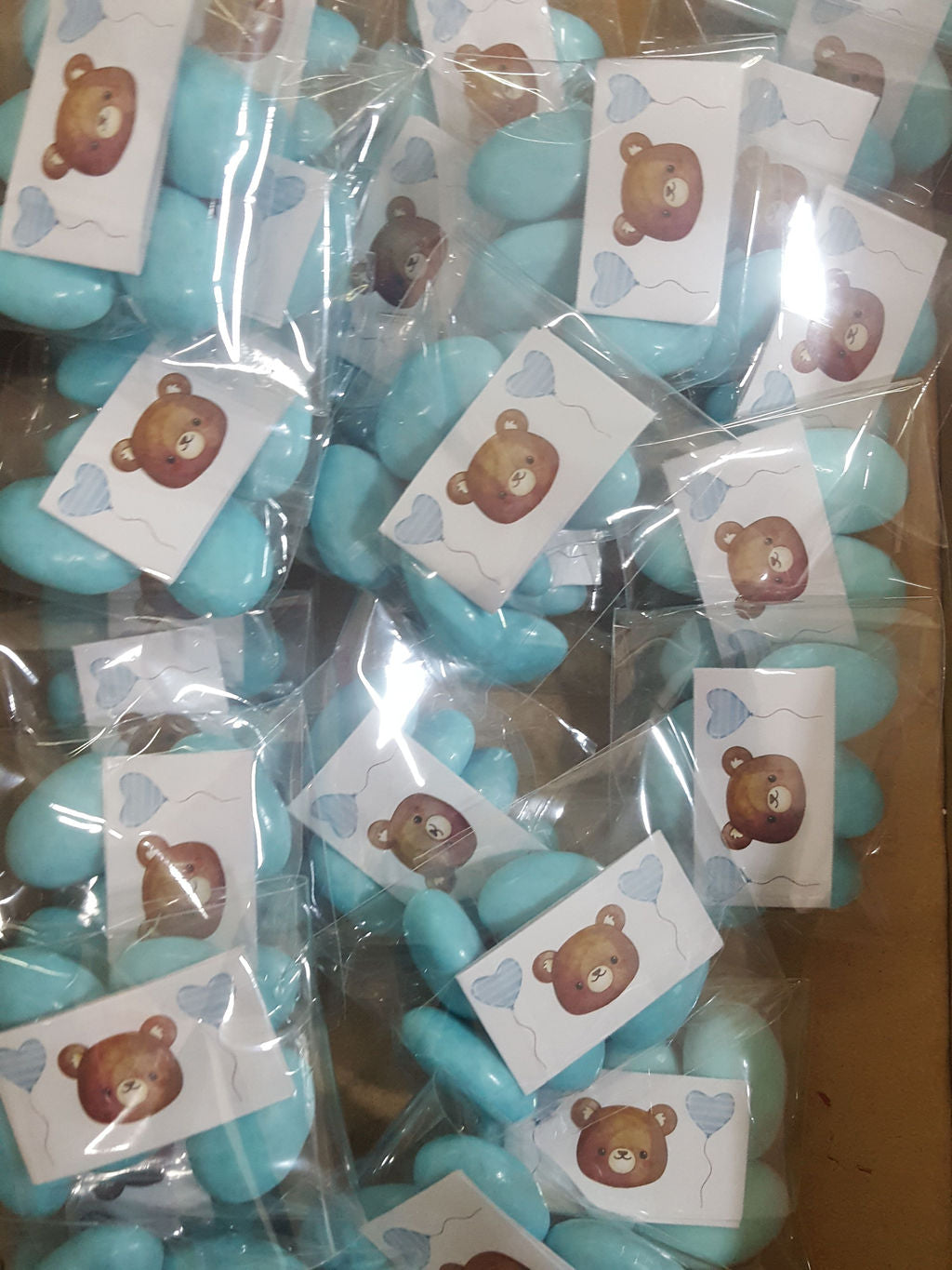 bustine rettangolari con confetti