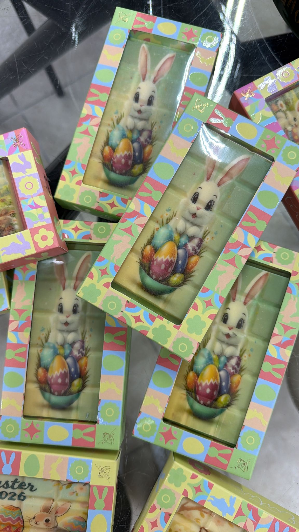 Tavoletta cioccolato Pasqua stampata