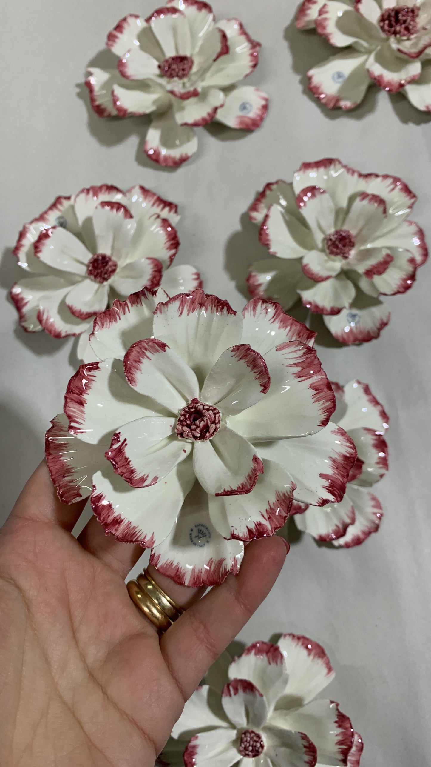 Peonia 9cm in ceramica