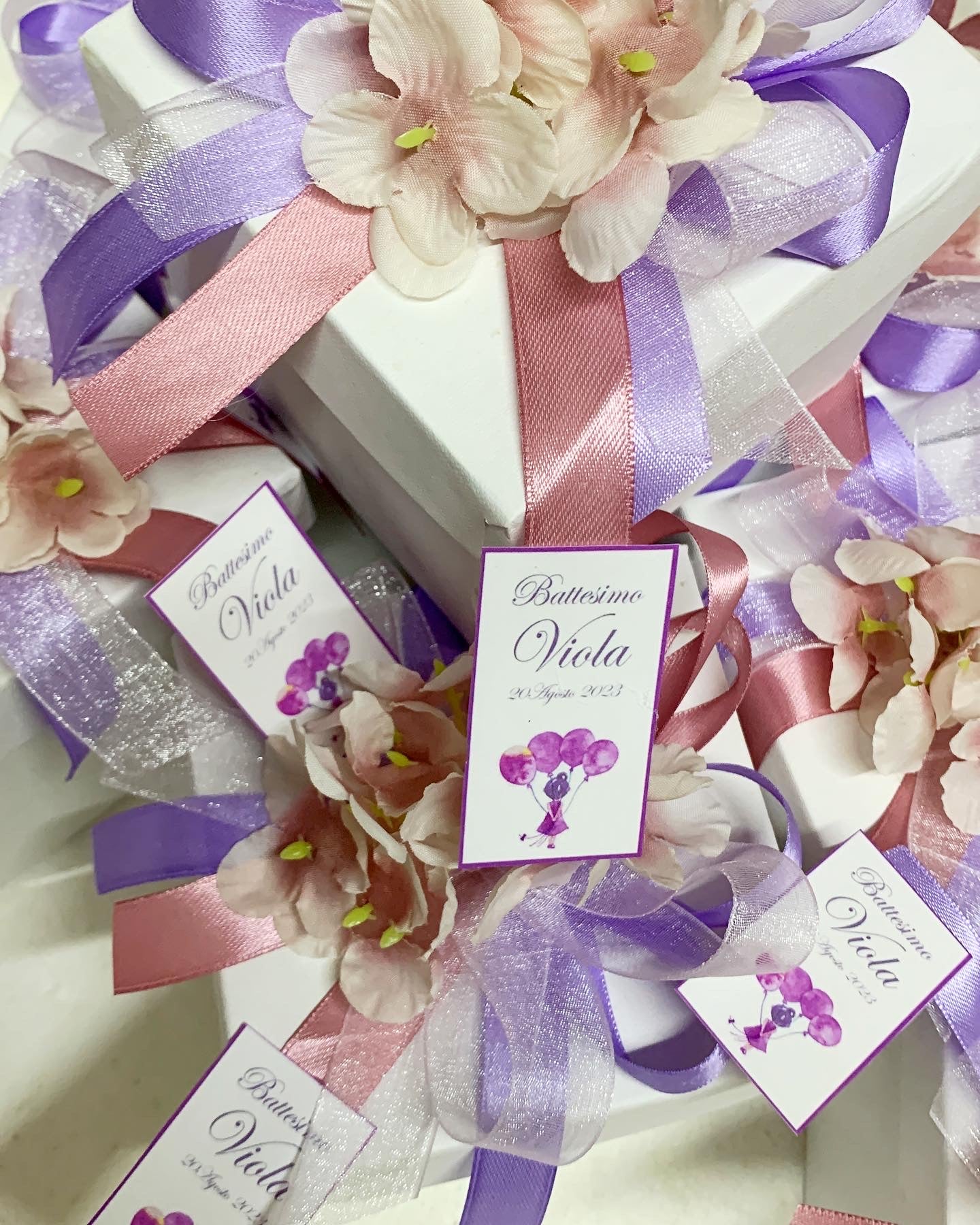 Palloncino 9cm con fiori