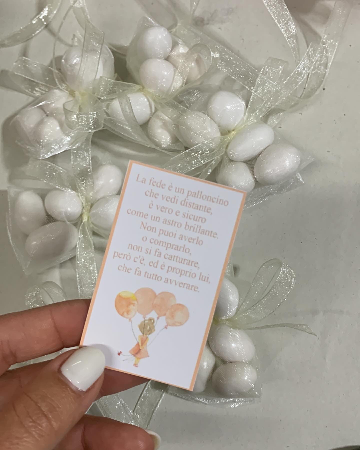 Palloncino ceramica 9cm confezione semplice