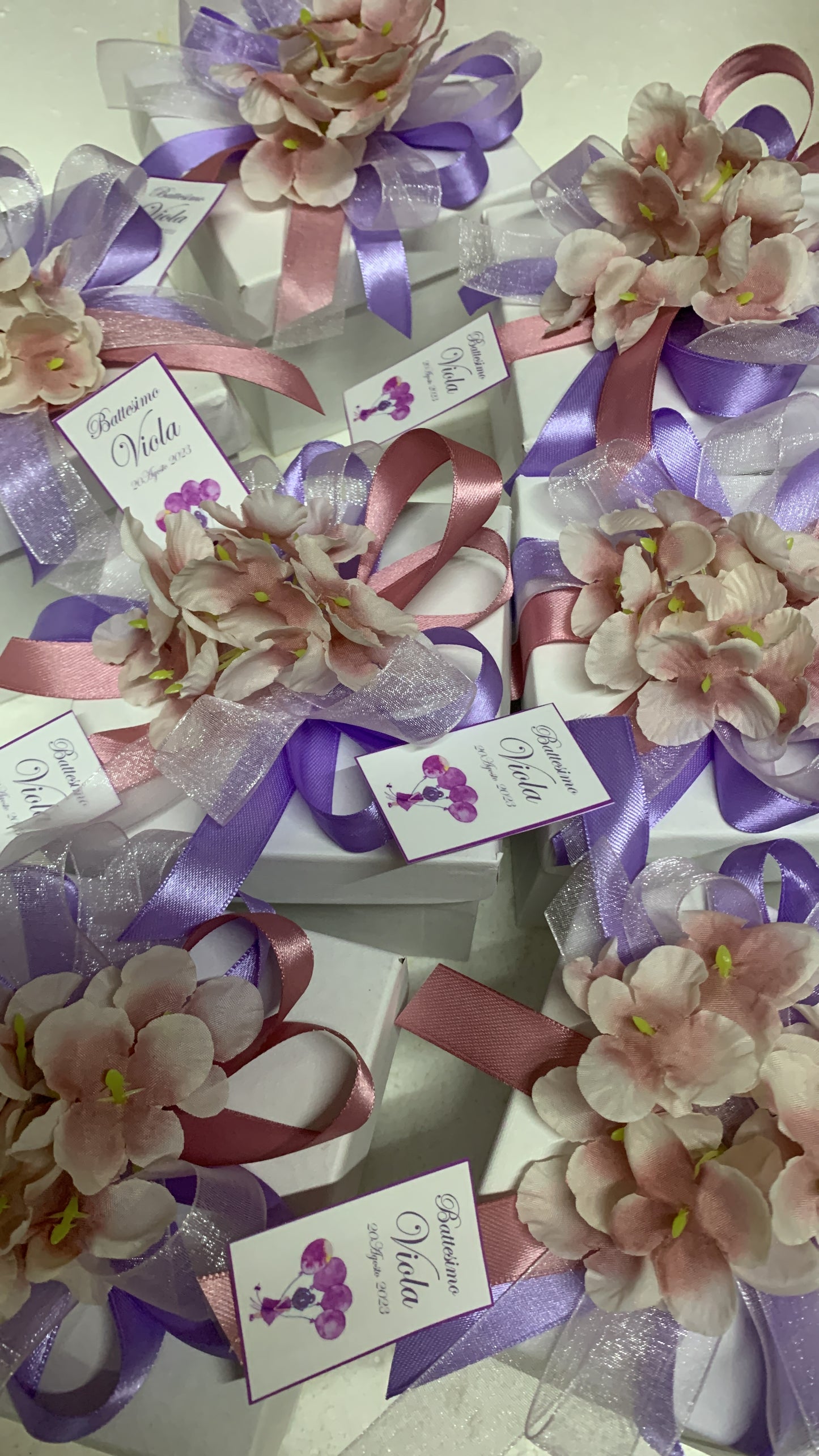 Palloncino 9cm con fiori