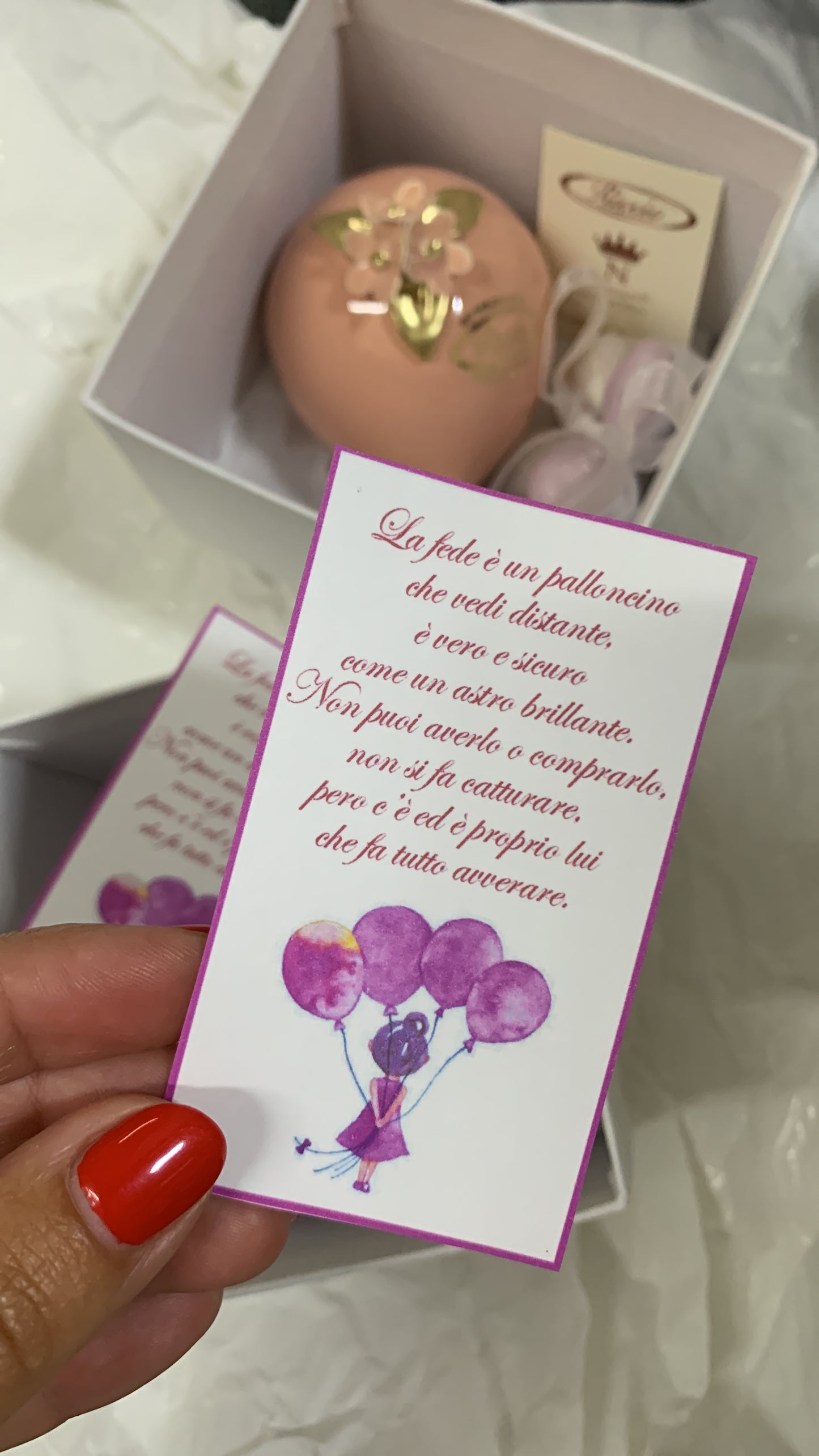Palloncino 9cm con fiori