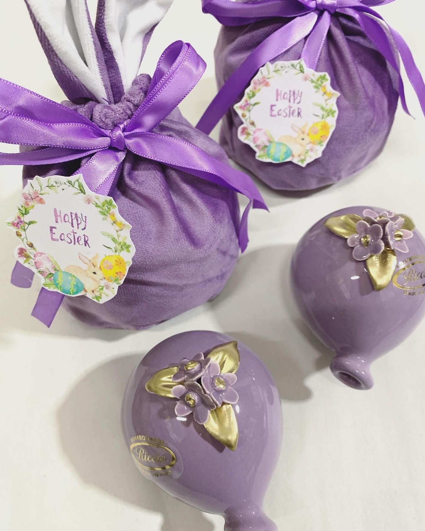 Palloncino fiorato confezione pasquale