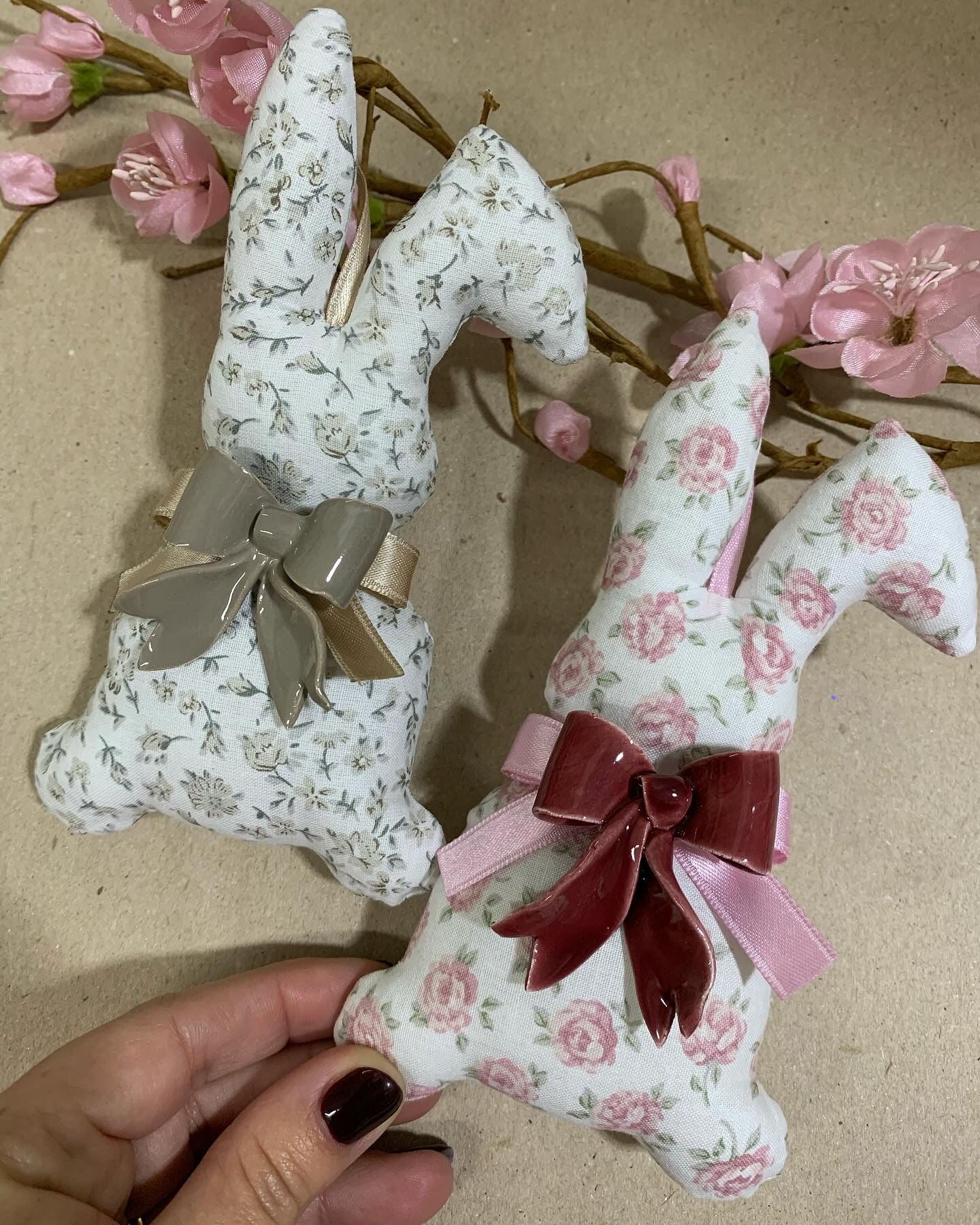 Coniglietto sartoriale con nome ricamato