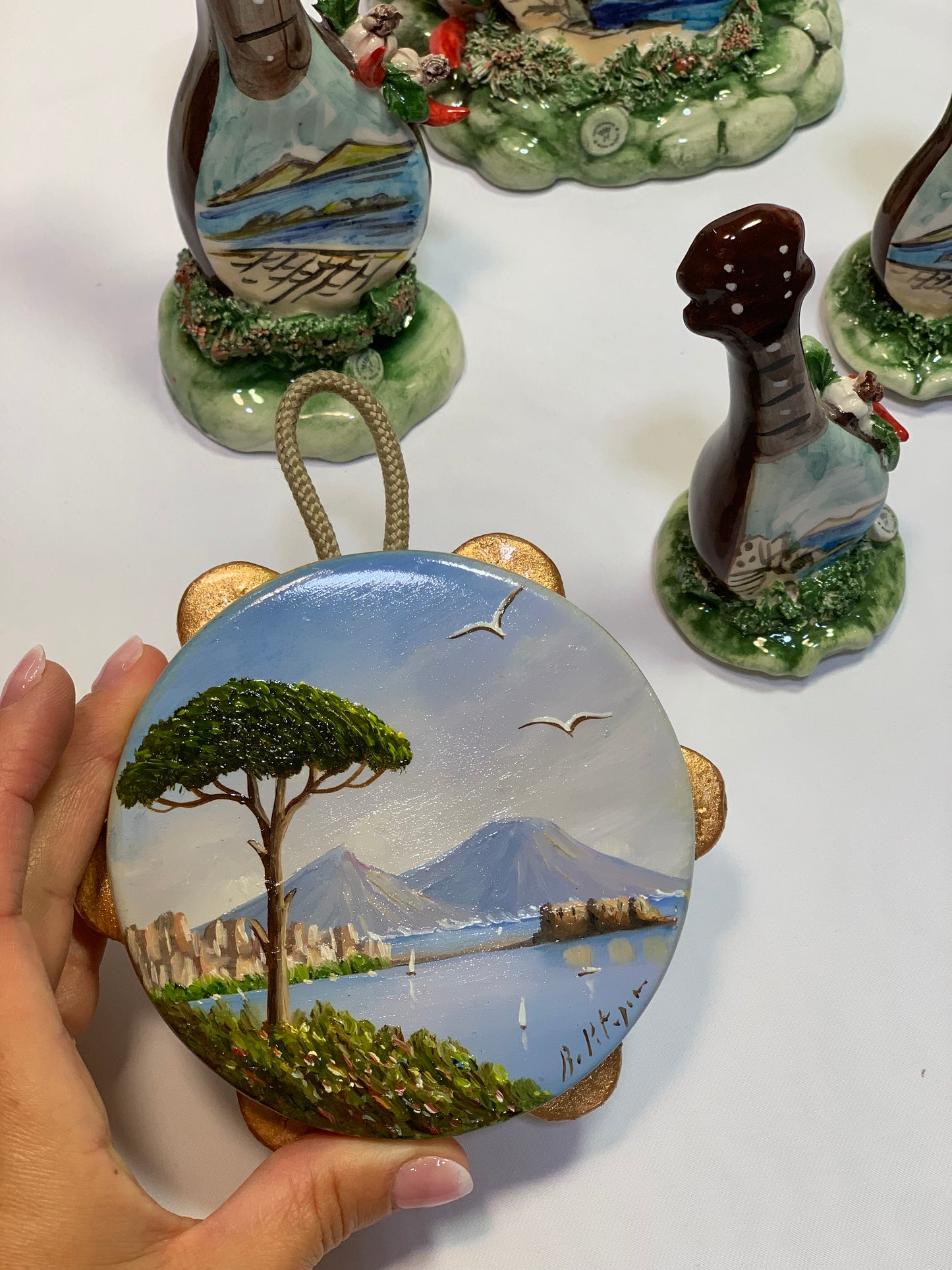 tamburello dipinto ad alio