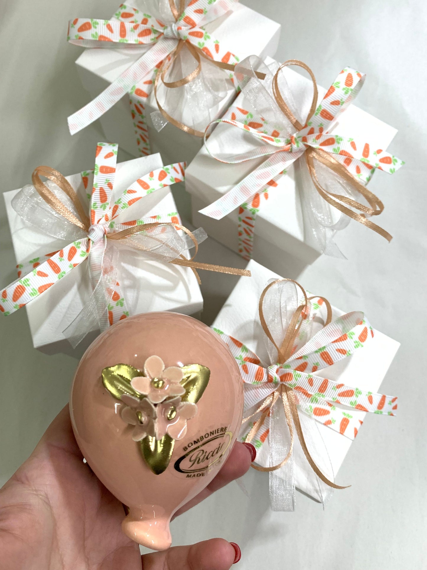 Palloncino fiorato confezione pasquale