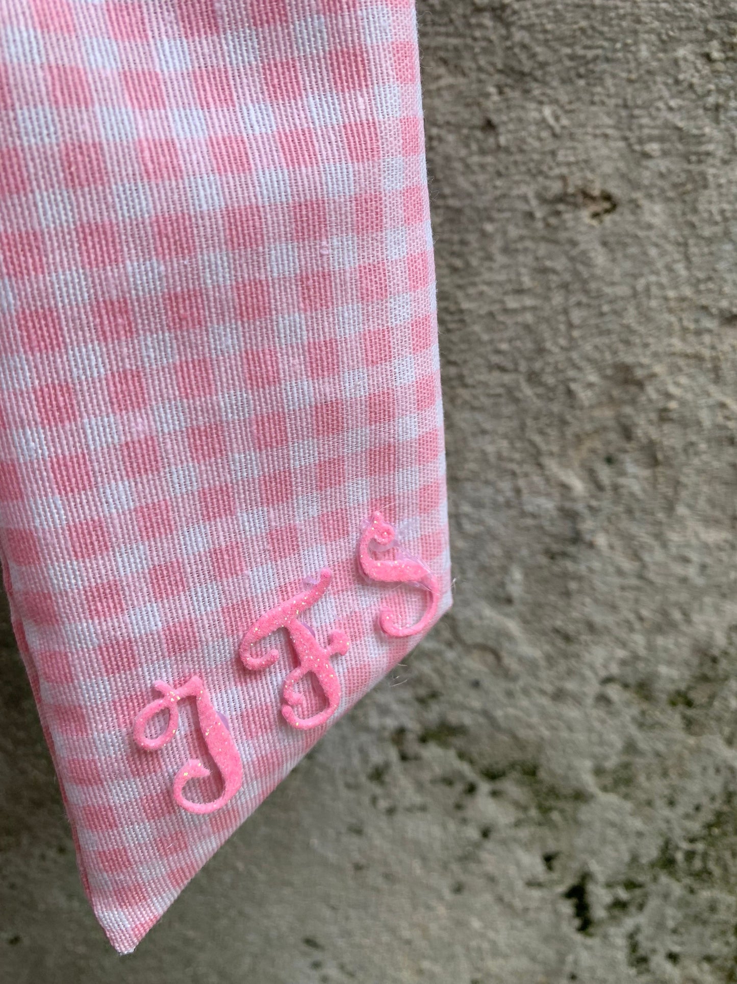 Ghirlanda sartoriale con coniglietto pasquale