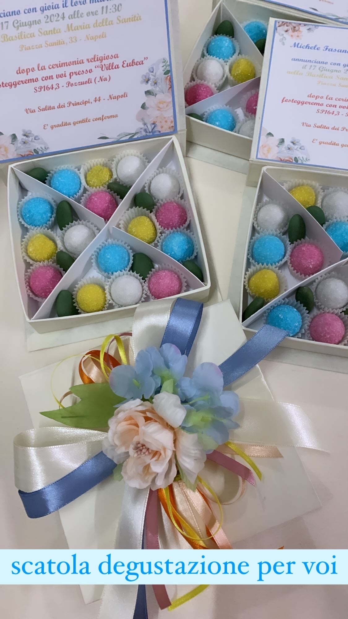 Partecipazione con confettata