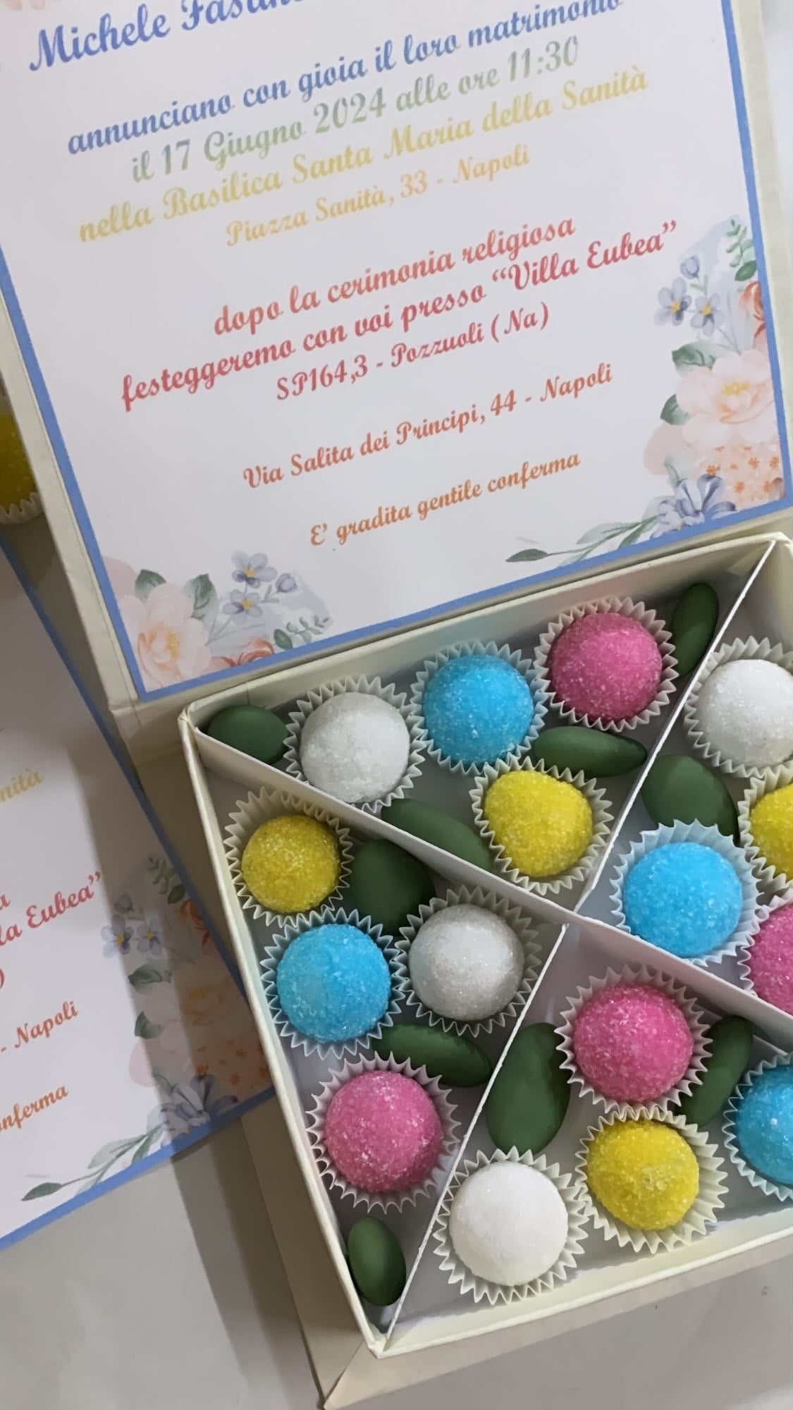 Partecipazione con confettata