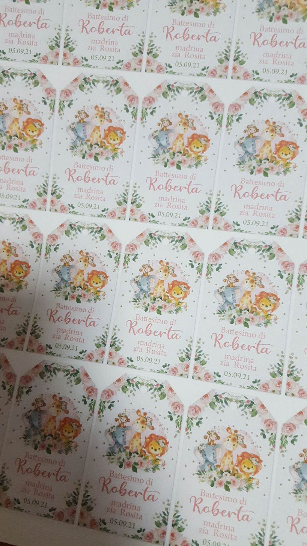 Mattonella 10x10 in ceramica con frase