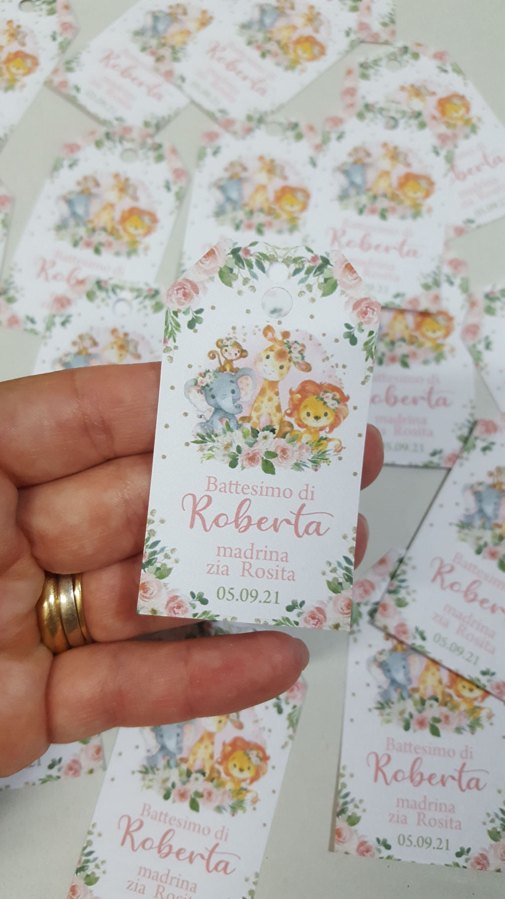 Mattonella 10x10 in ceramica con frase