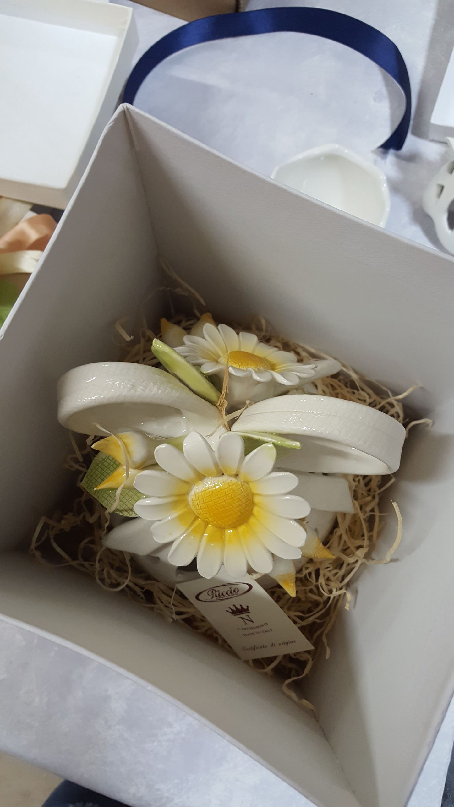 Uovo di Pasqua medio in ceramica