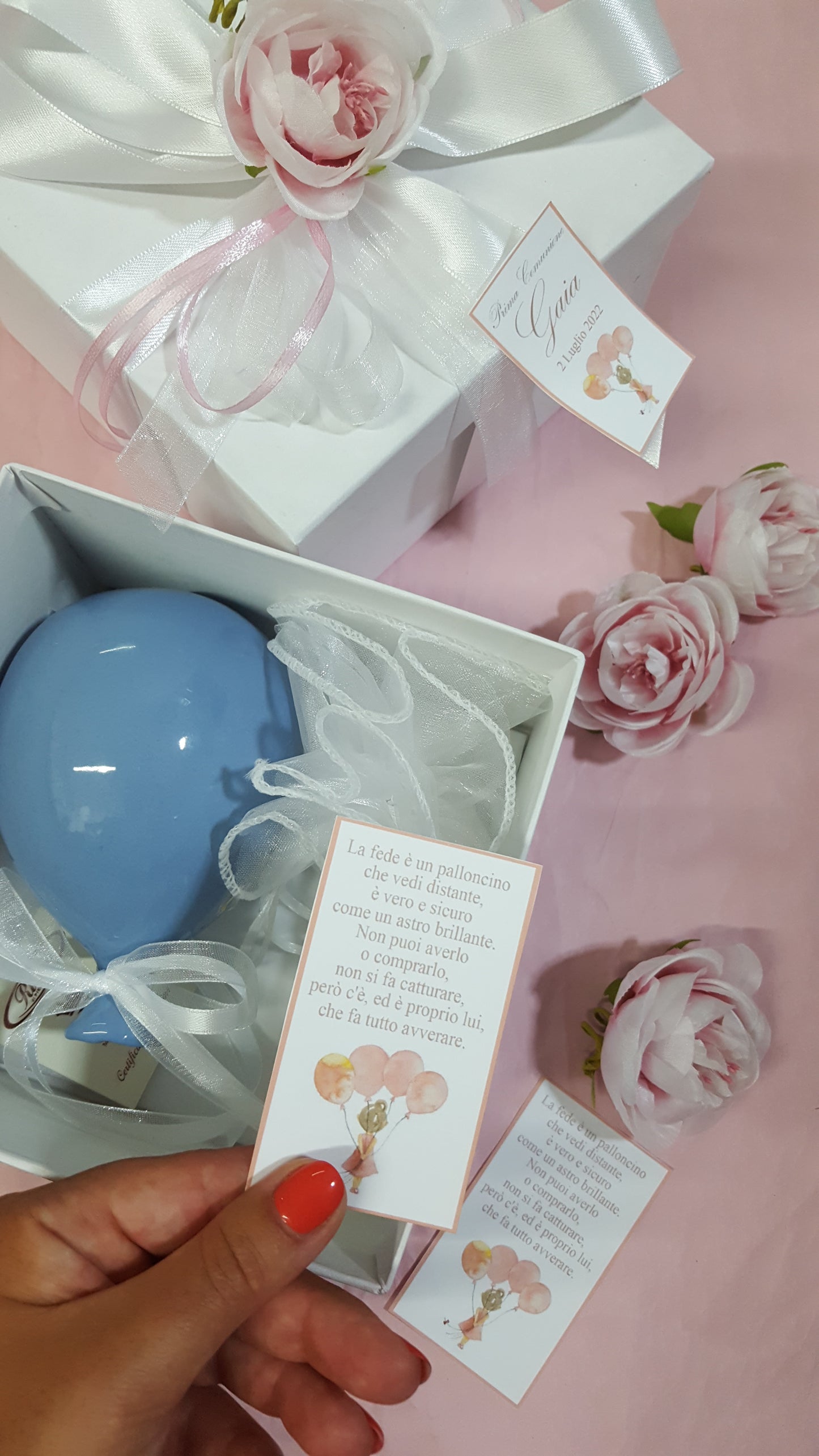 Palloncino 13cm in ceramica