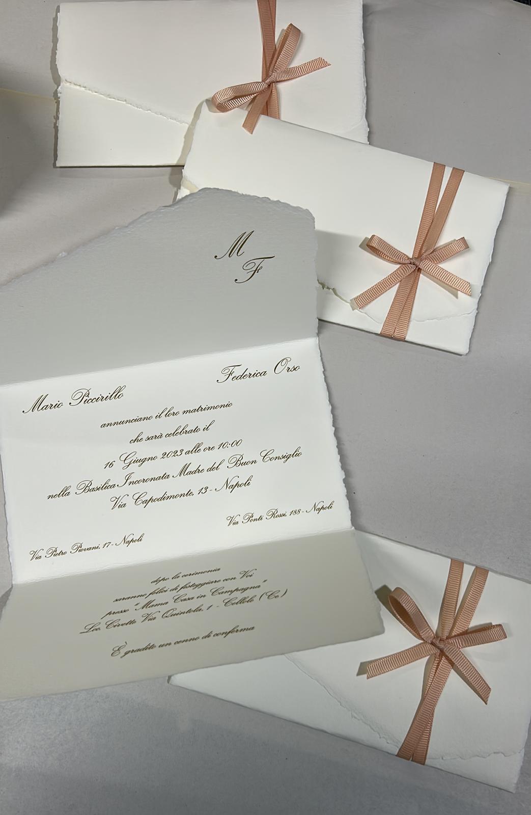 Partecipazione carta Amalfi