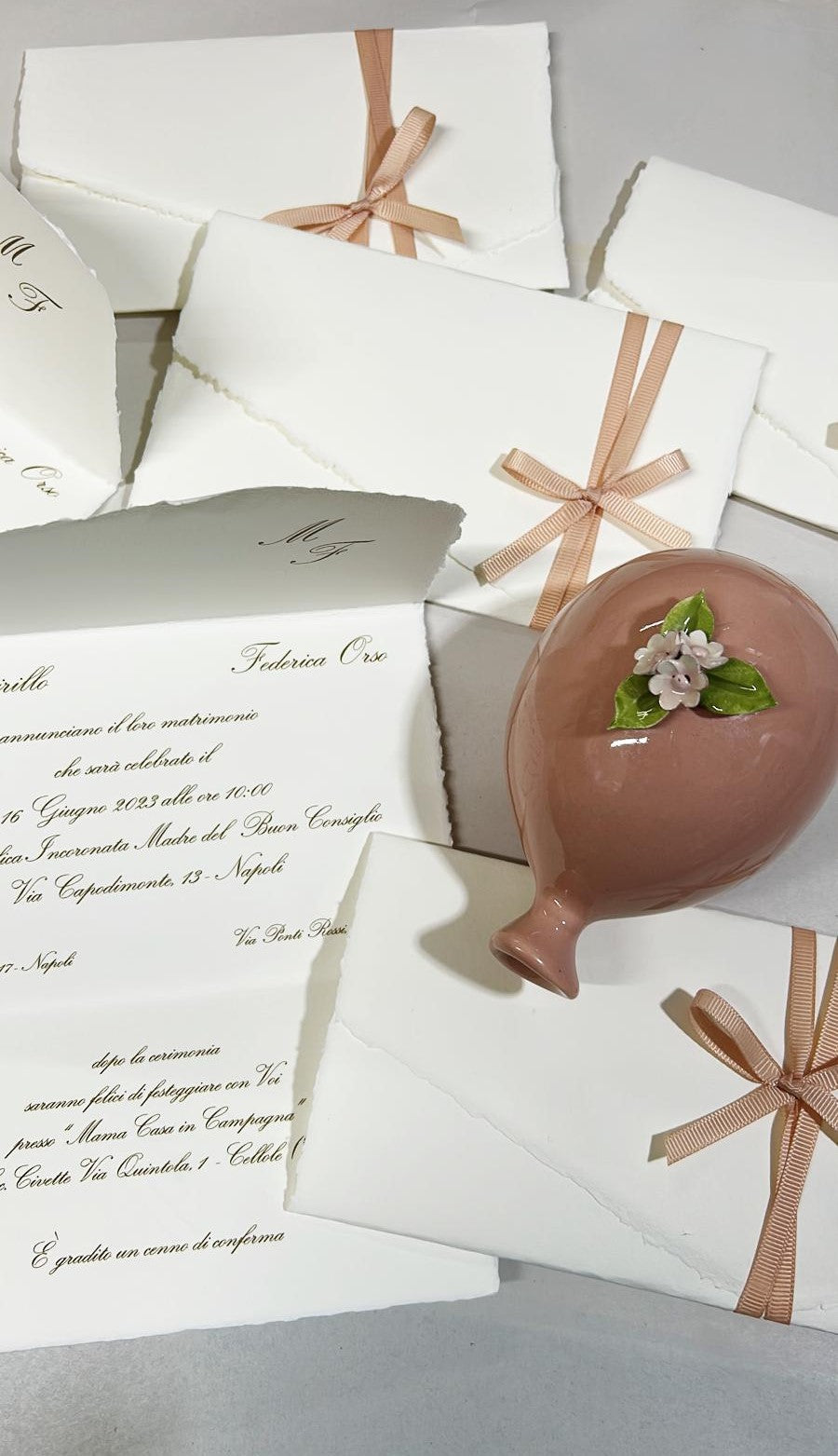 Partecipazione carta Amalfi