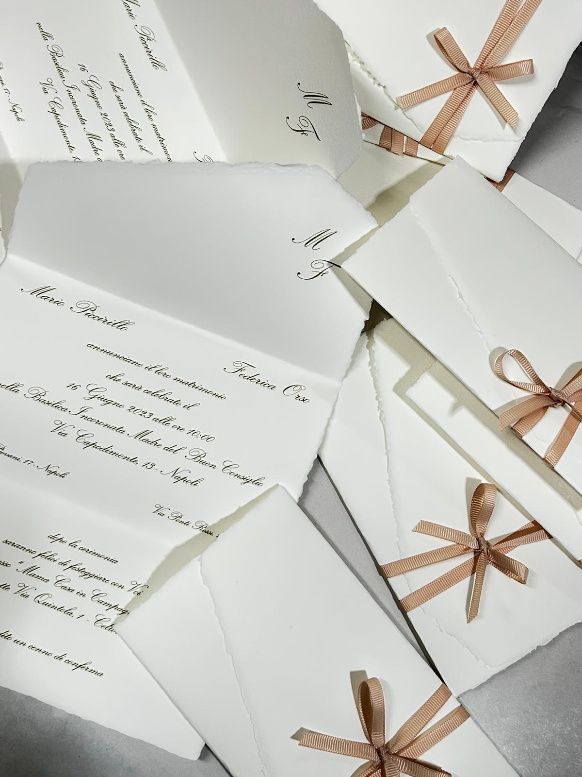 Partecipazione carta Amalfi
