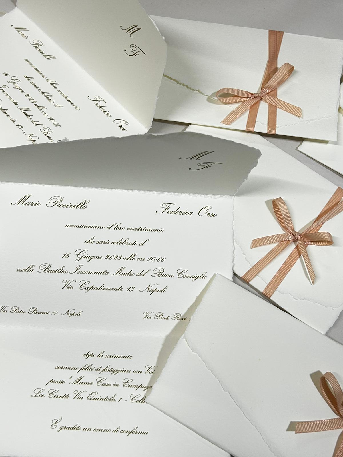 Partecipazione carta Amalfi