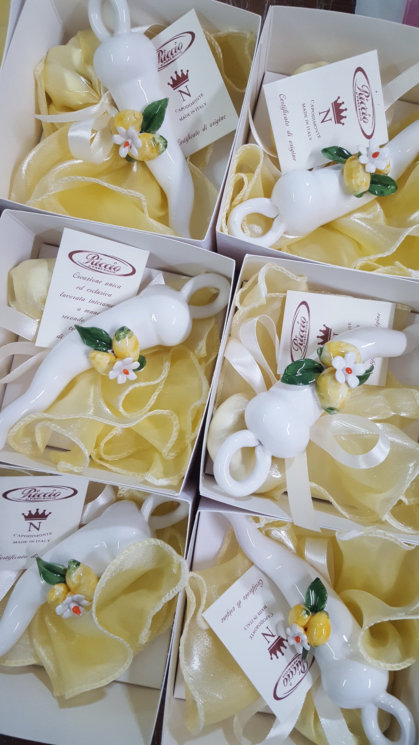 Corno con limoni 11cm