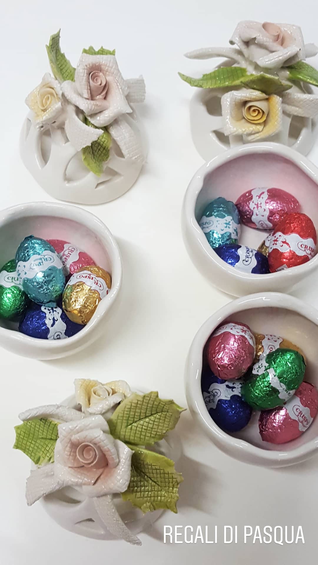 Uovo di Pasqua piccolo in ceramica