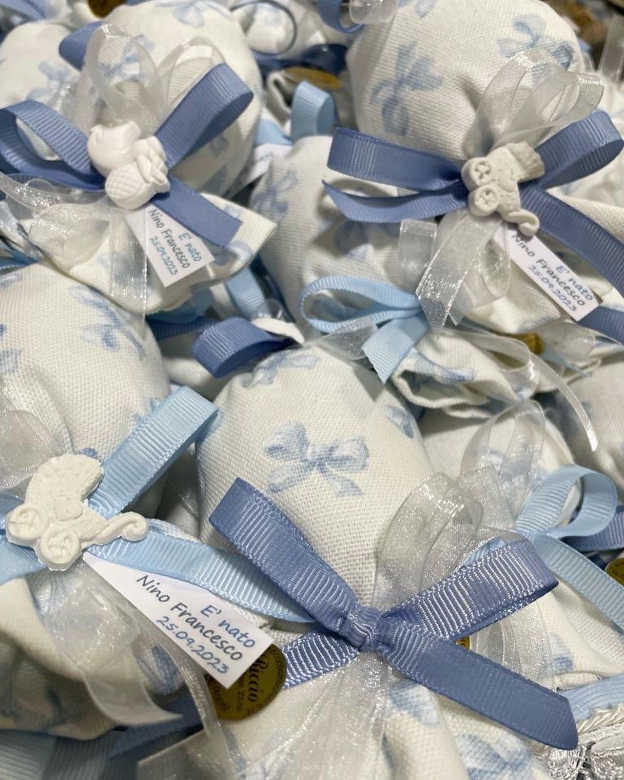 Caramelle stoffa con gessetto