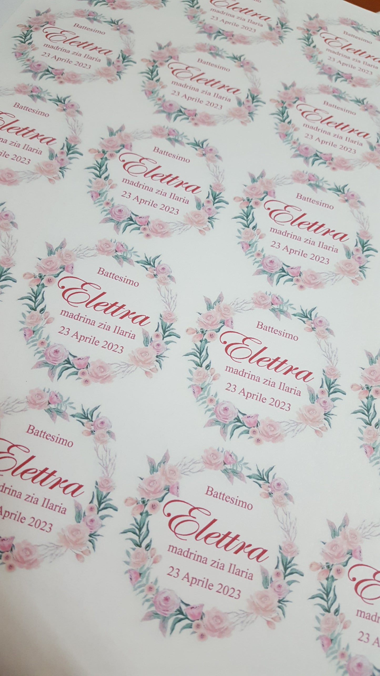 bottiglia vetro portasali con rosa in ceramica