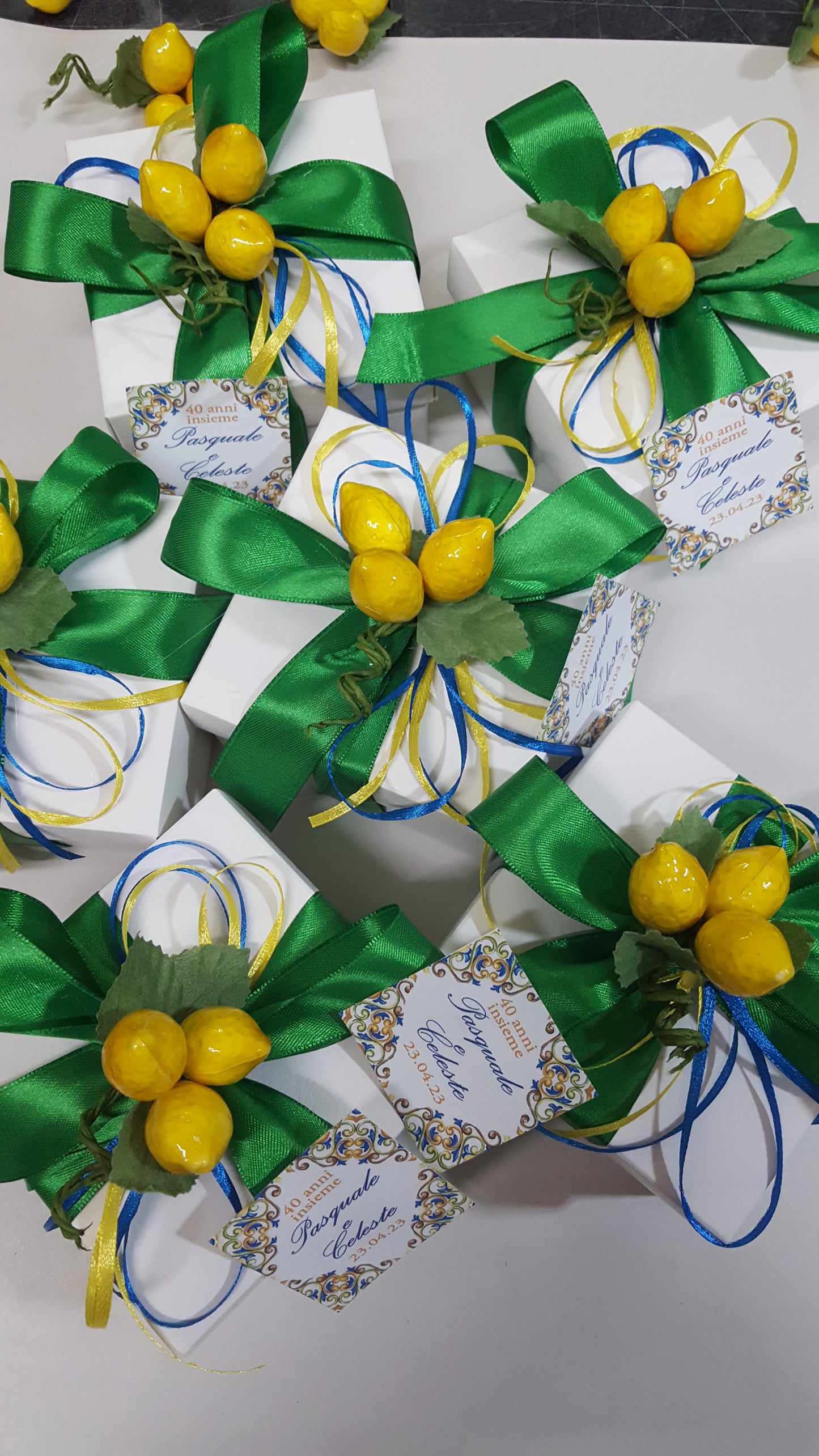 Corno con limoni 11cm