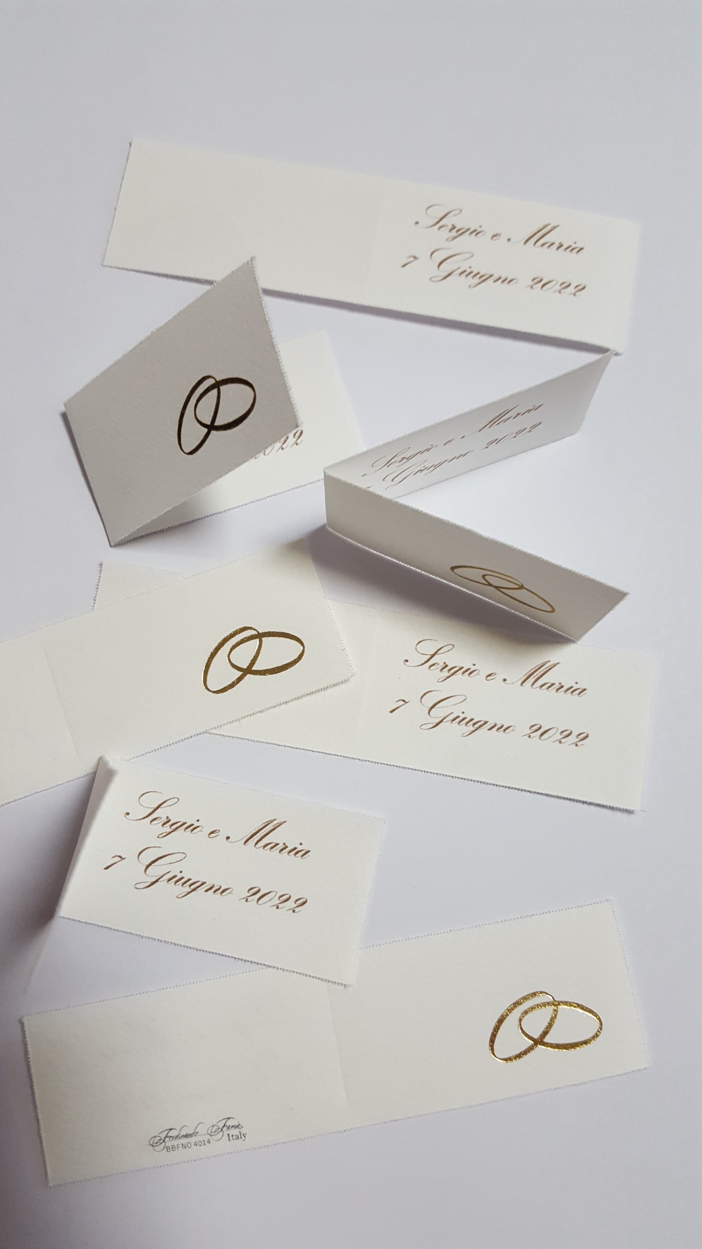 Bigliettini comunione/matrimonio stampati