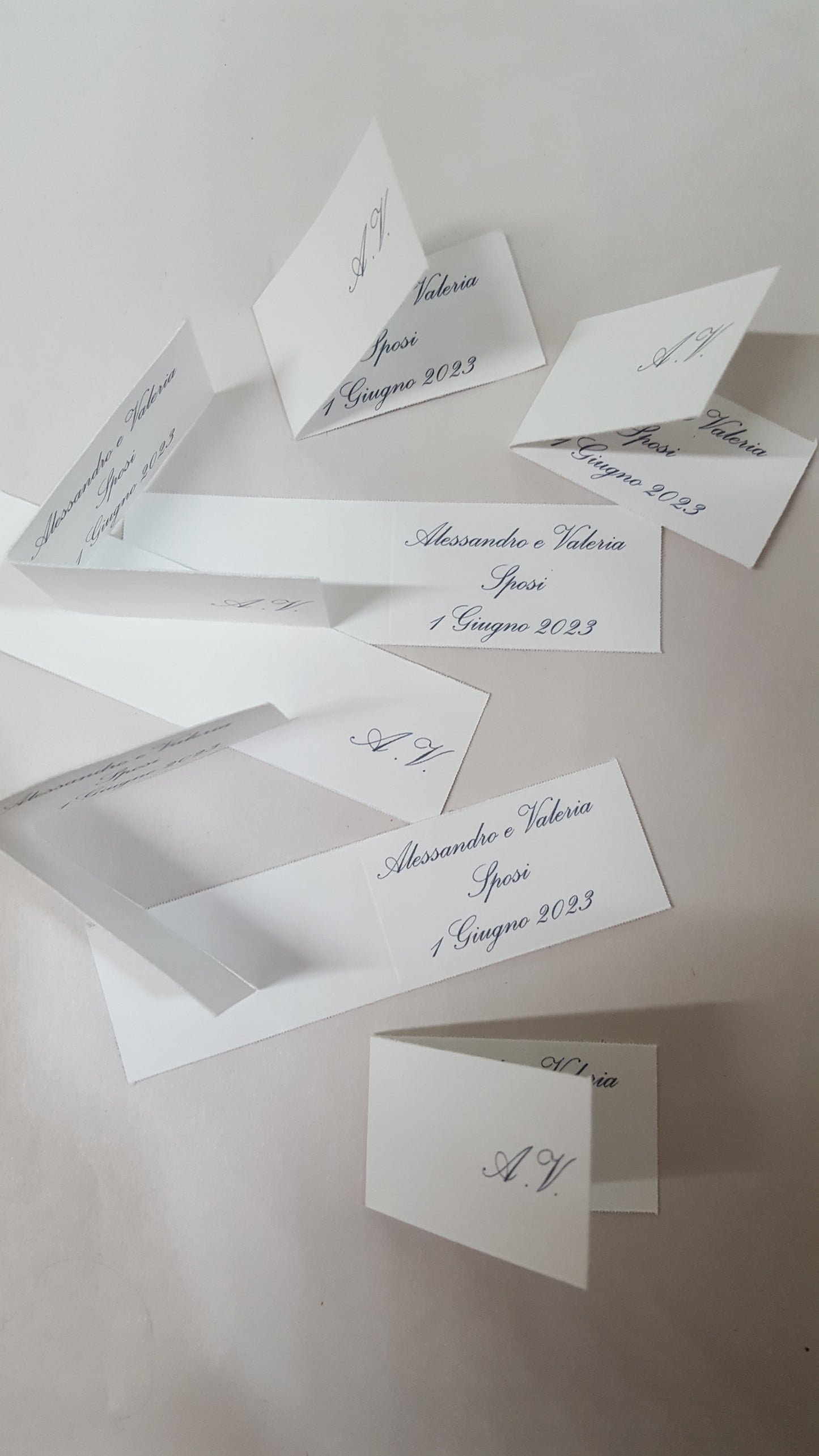 Bigliettini comunione/matrimonio stampati