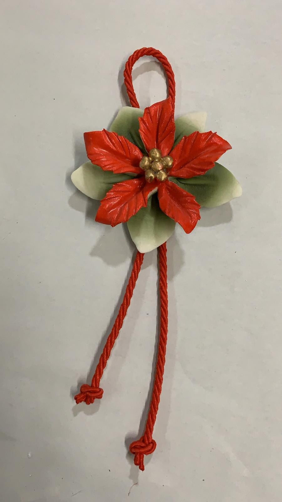 Appendino decoro stella di Natale