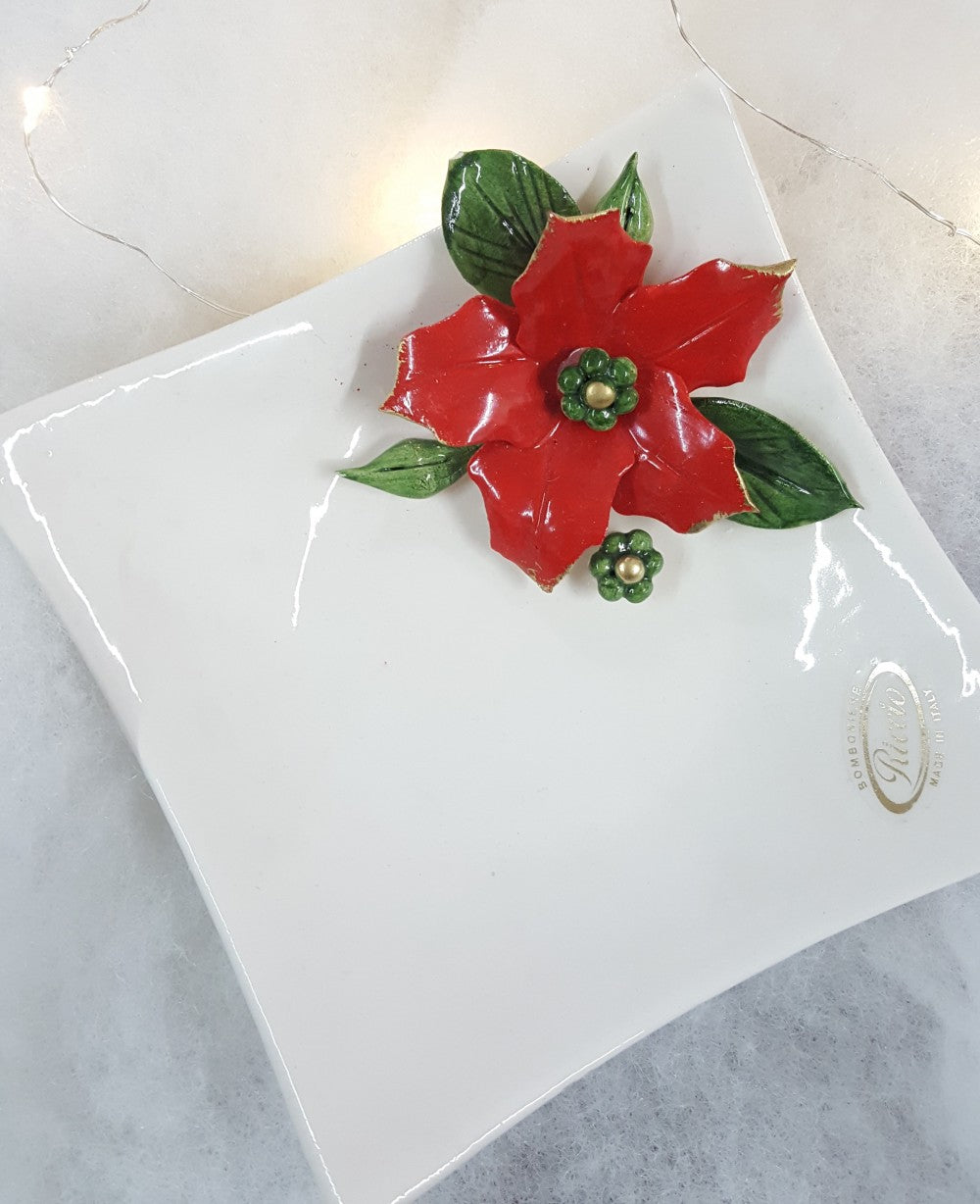 Piattino quadrato svuotatasche