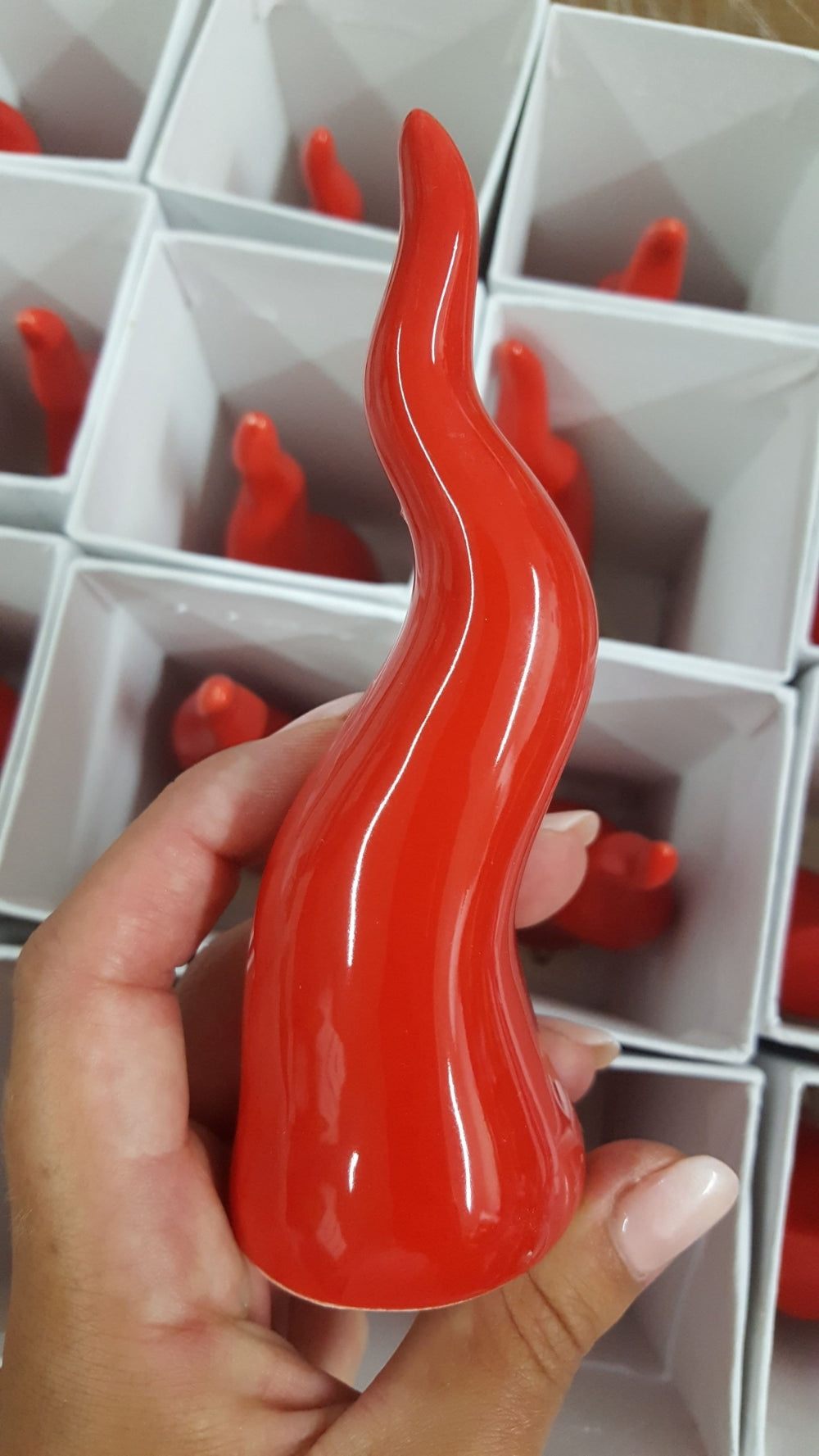 Corno liscio smaltato