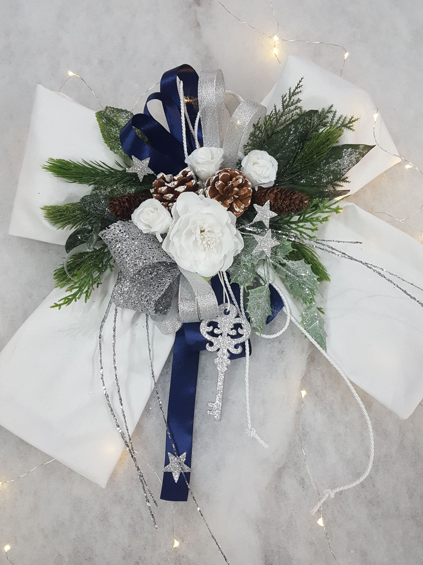 Fiocco bianco 30cm sartoriale