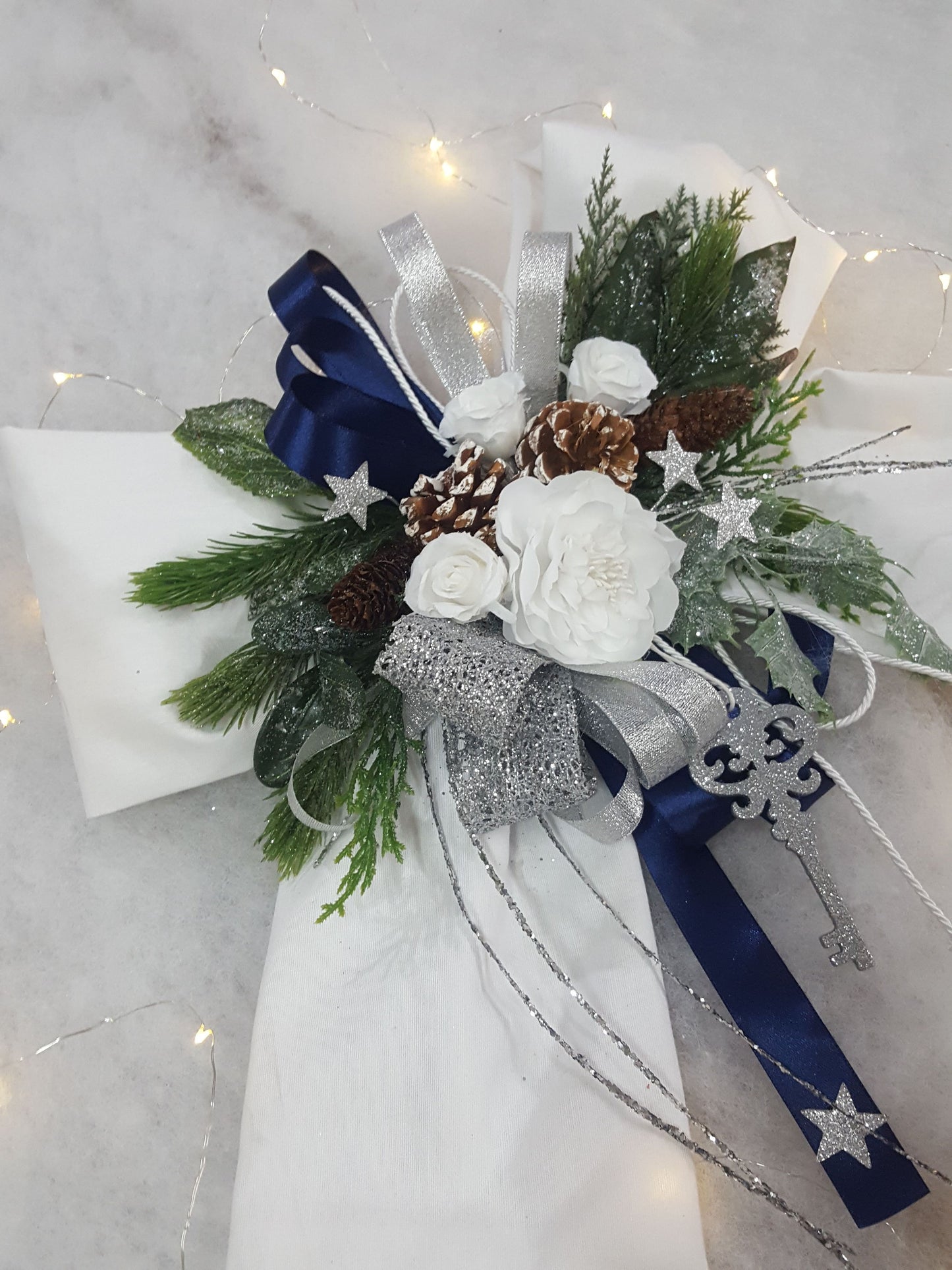 Fiocco bianco 30cm sartoriale
