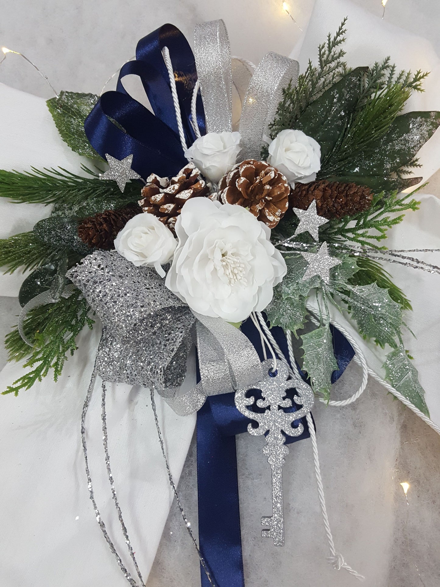 Fiocco bianco 30cm sartoriale