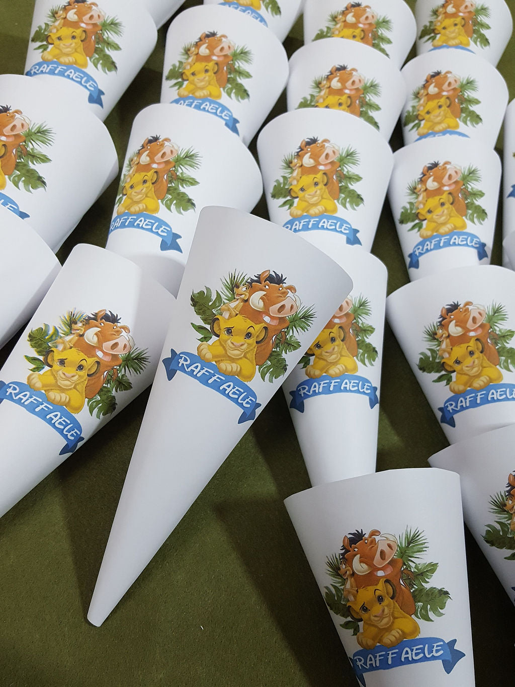 Confettata a tema con grafica personalizzata