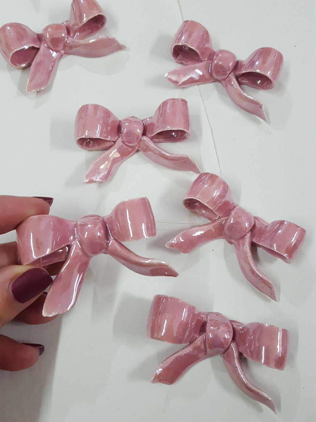 Fiocchetto ceramica su pochette