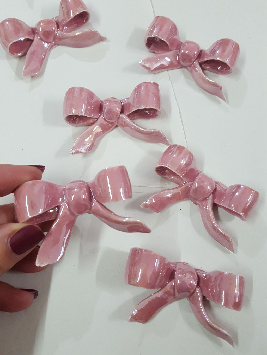 Fiocchetto ceramica su pochette