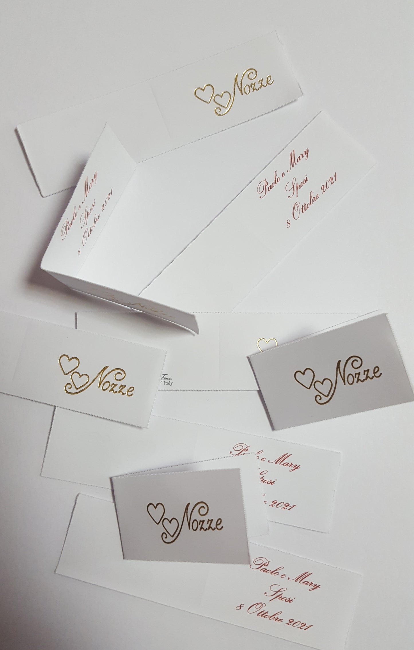 Bigliettini comunione/matrimonio stampati