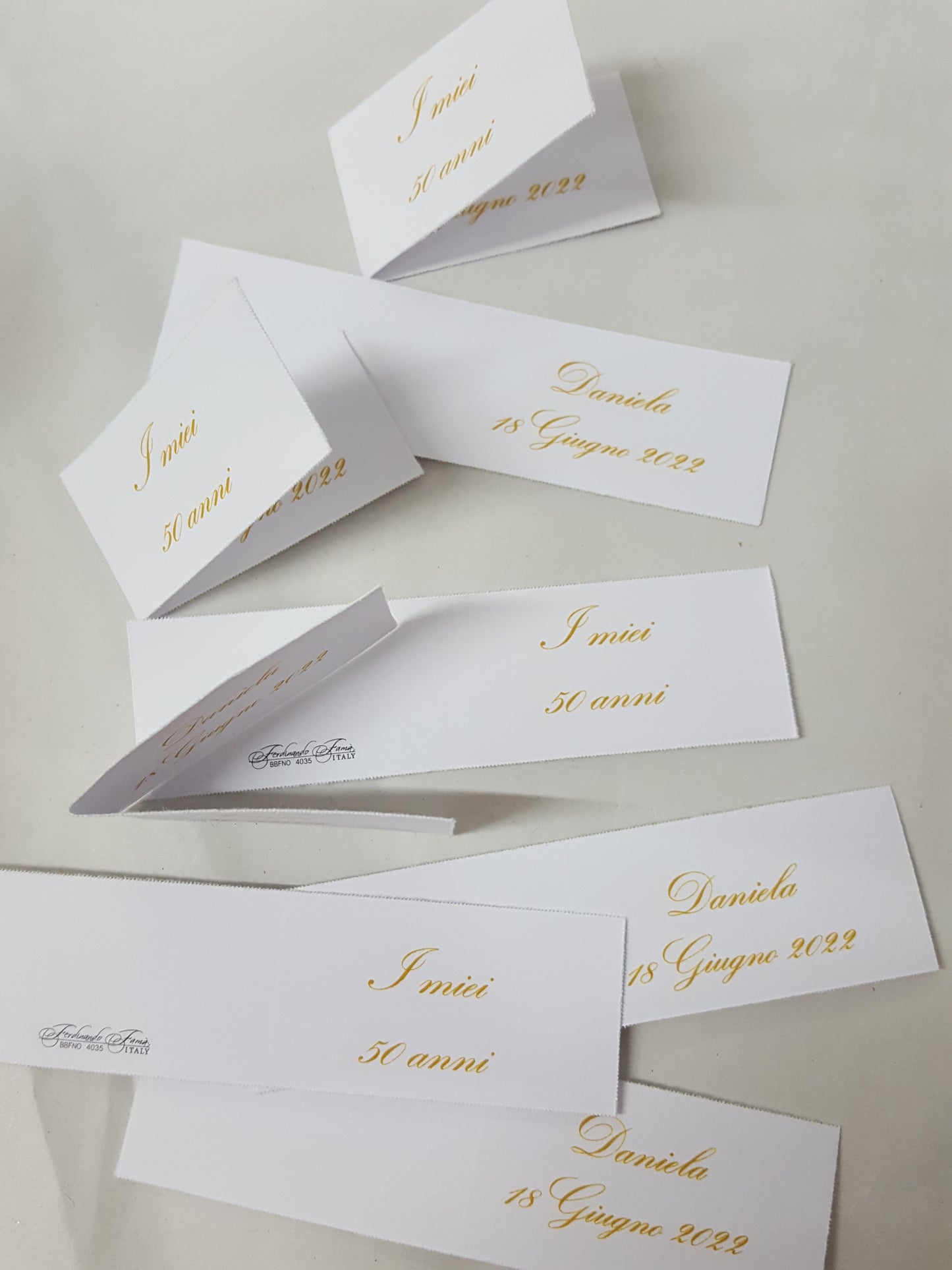 Bigliettini comunione/matrimonio stampati