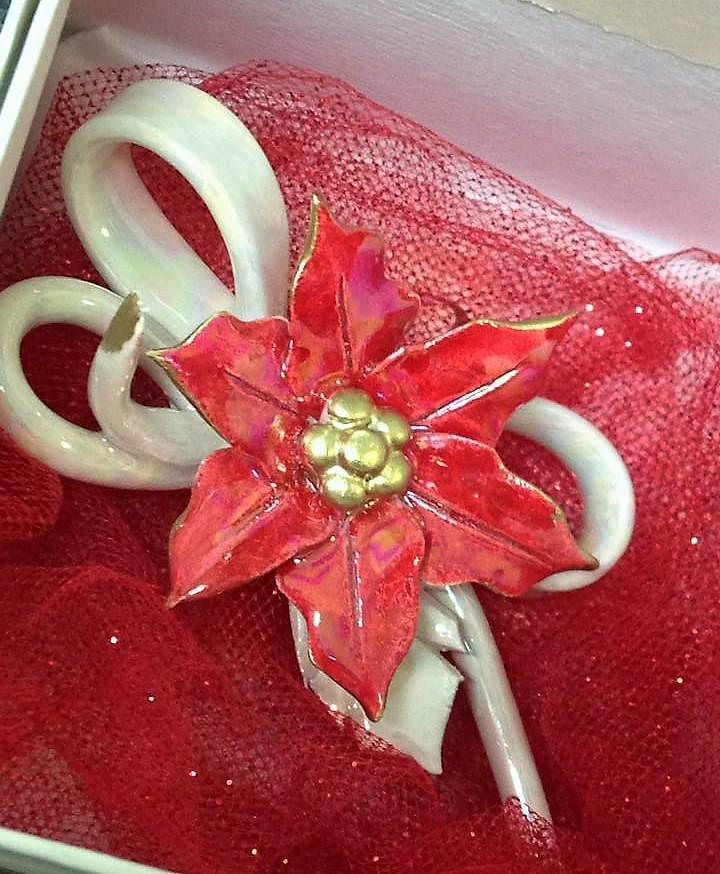 Stella di Natale segnaposto o bomboniera compleanno