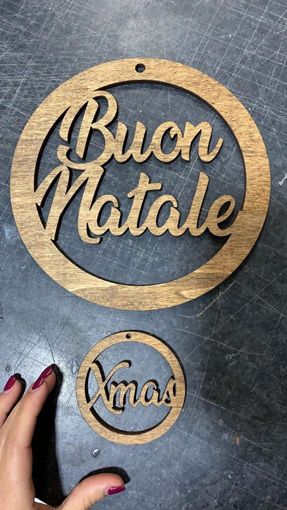 Palla maxi legno personalizzata
