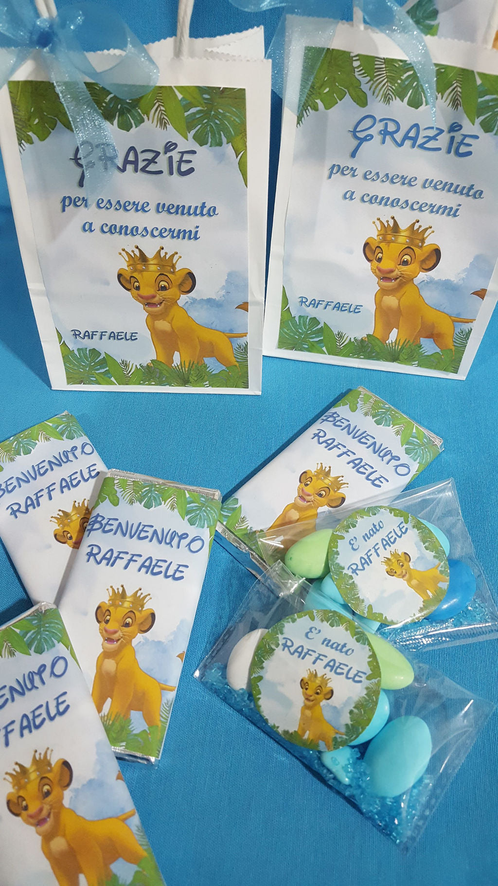 Confettata a tema con grafica personalizzata