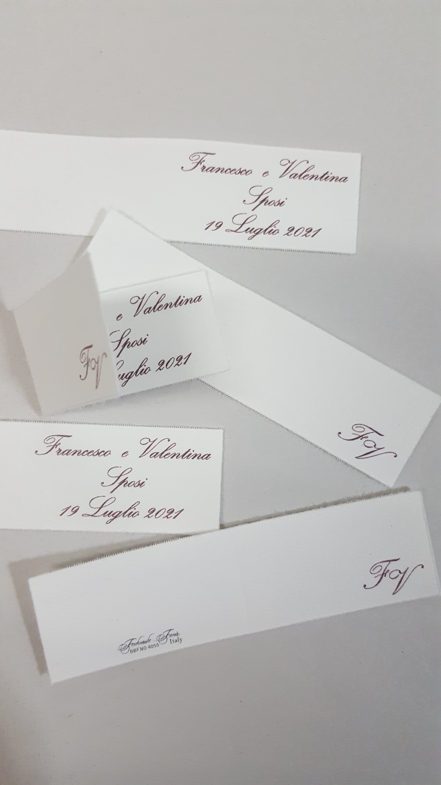 Bigliettini comunione/matrimonio stampati