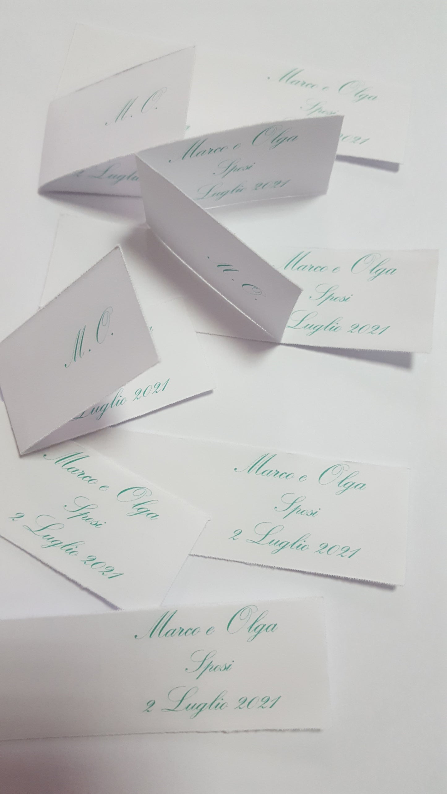 Bigliettini comunione/matrimonio stampati
