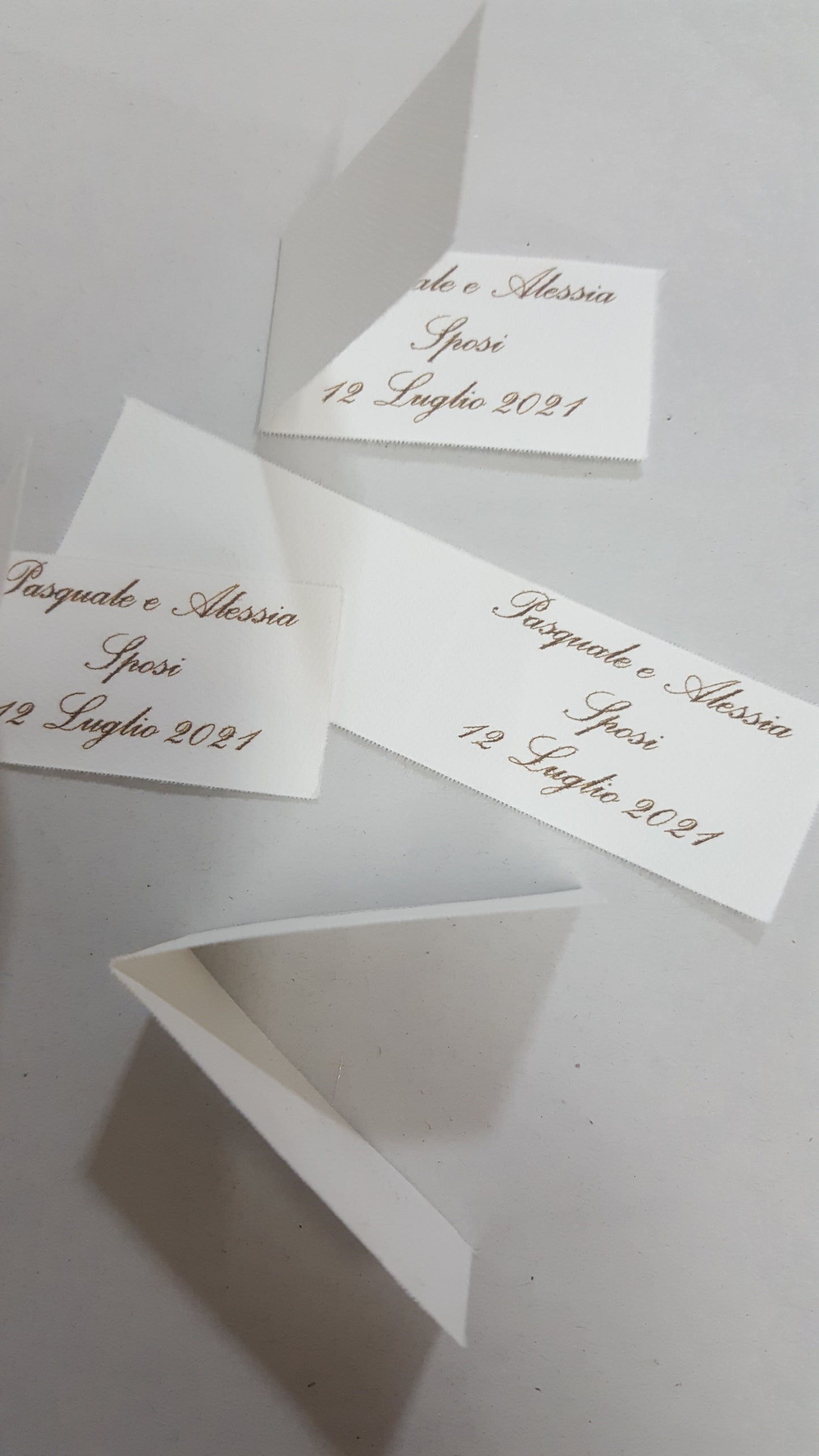 Bigliettini comunione/matrimonio stampati
