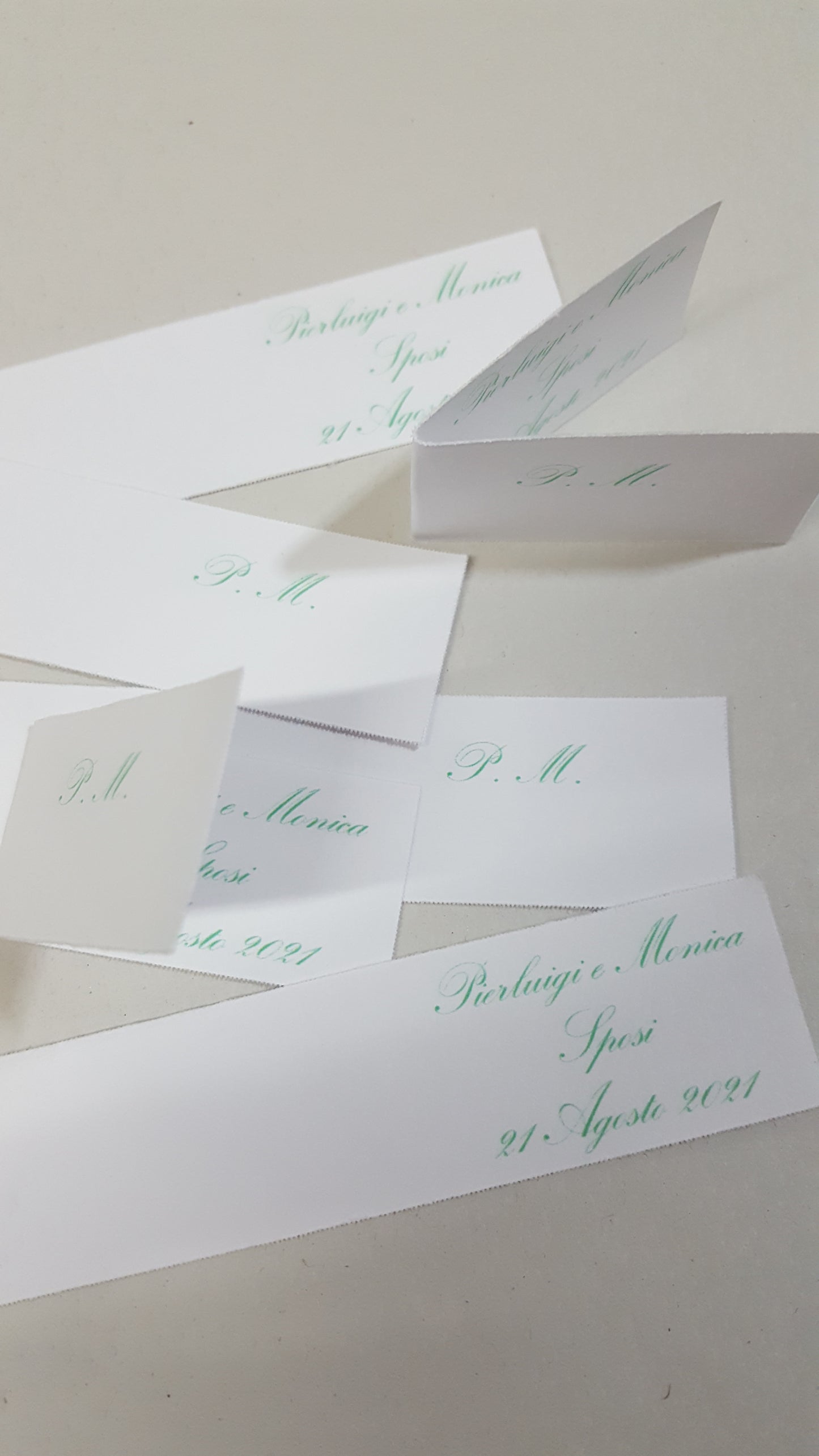 Bigliettini comunione/matrimonio stampati
